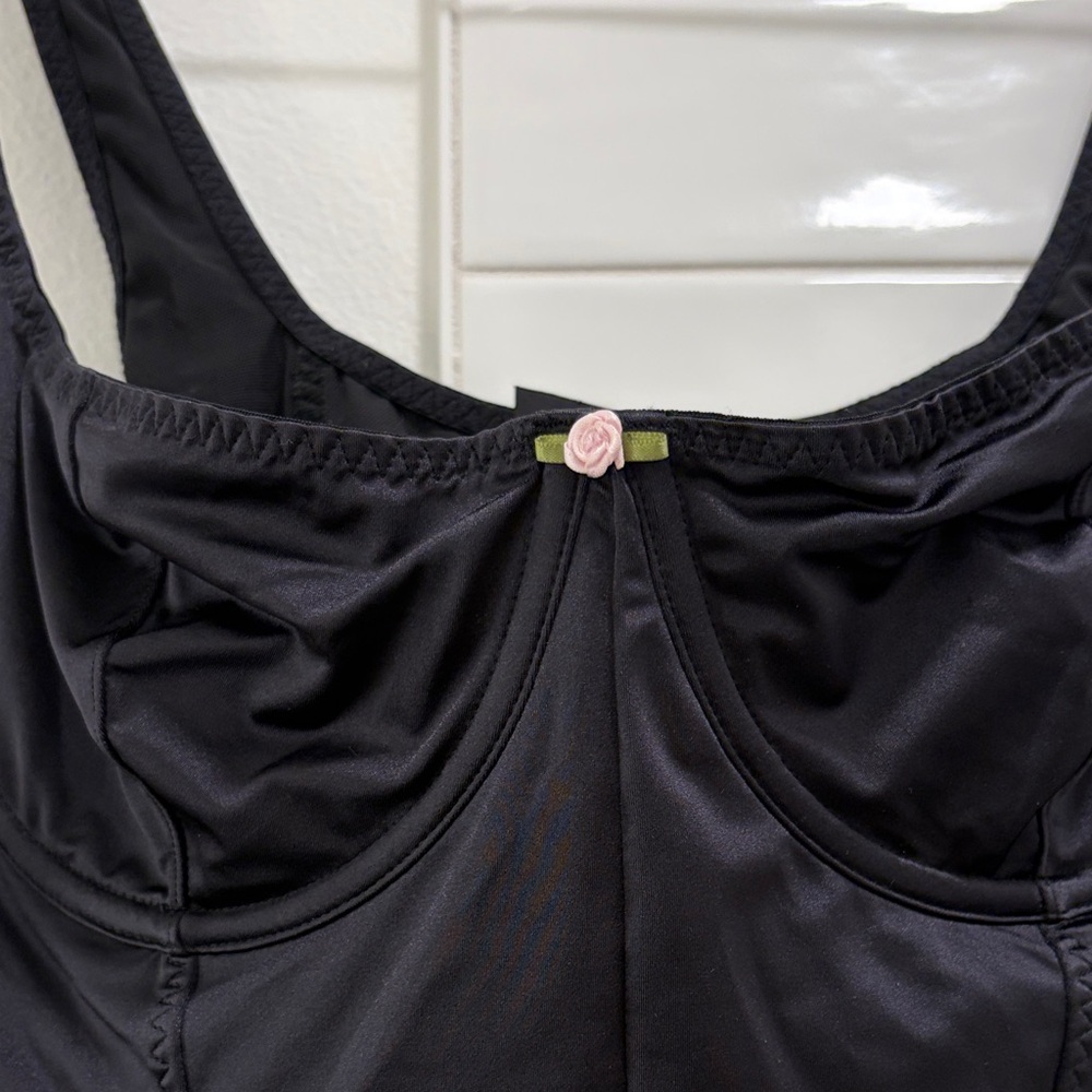Black Skims satin bralette corset medium - Picture 3 of 6